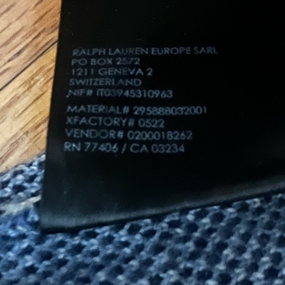 Club Monaco Floral  Wool Knit Short Sleeve Top Gray Blue Size L - Casual Spring - Picture 8 of 9